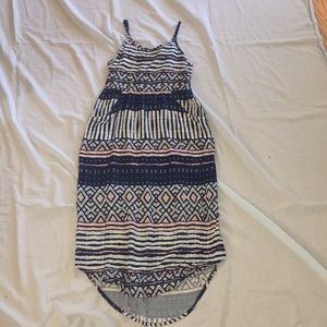 Different pattern and colored dress